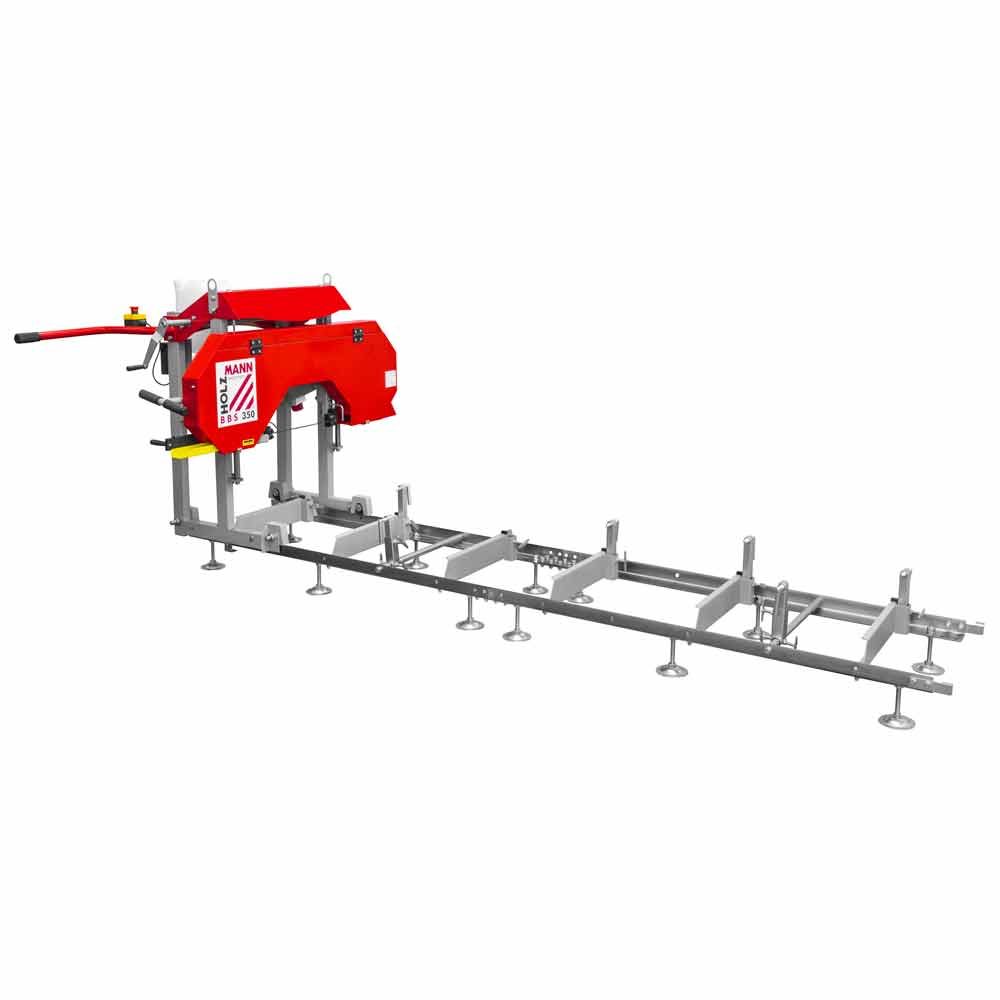 Aserradero portátil HOLZMANN BBS350 230 V para troncos hasta 360 mm