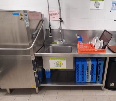 Fregadero industrial inox