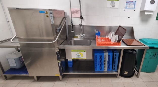 Fregadero industrial inox