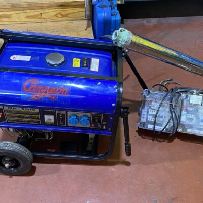 Grupo electrógeno Campeón MK-5500 + bomba sumergible Hidrobex SC26