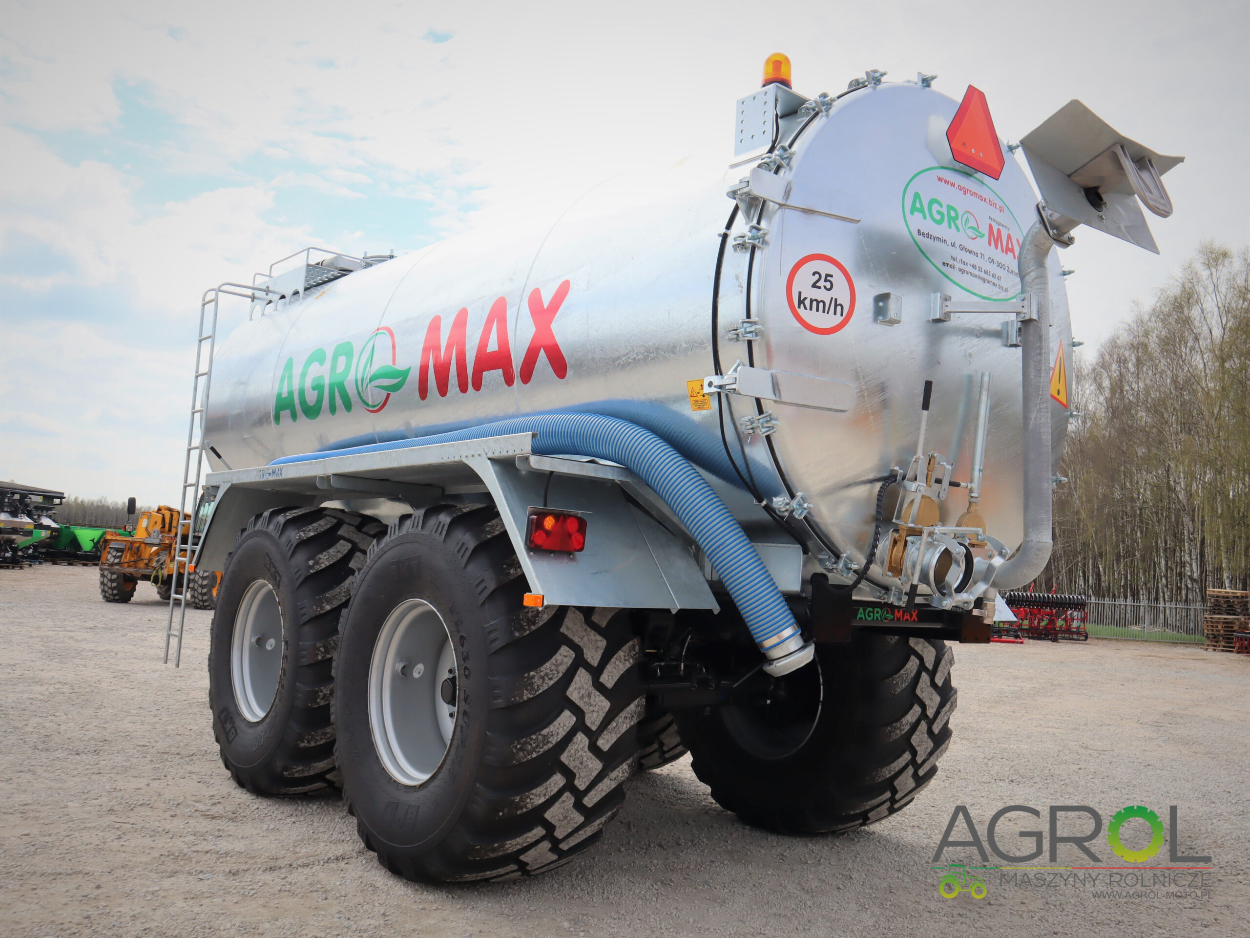 Cisterna de purín AGRO-MAX MAX 22000-2 Tandem de 22.000 litros