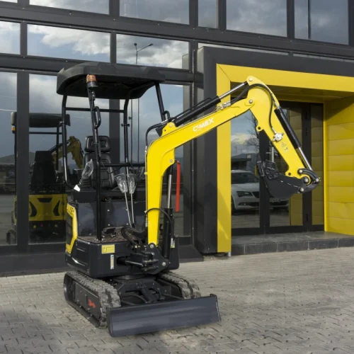 Miniexcavadora CIMEX CHE12RS-SB de 1,2 t con brazo articulado