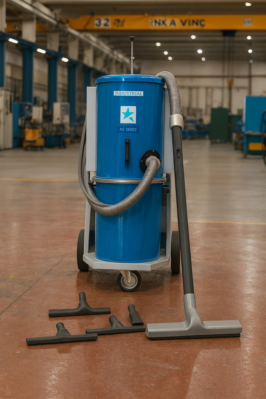 Cleanvac AS300 aspirador industrial trifásico 3 kW - vista principal