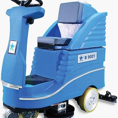 Cleanvac B9001 fregadora de suelos con conductor sentado - vista principal