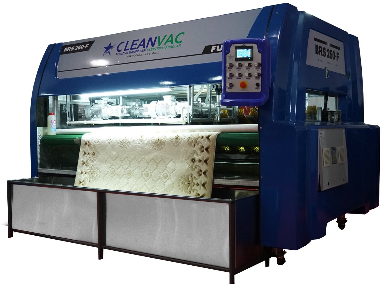 Cleanvac BRS 320 F - detalle Cleanvac BRS 320 F lavadora automática de alfombras - detalle de la máquina