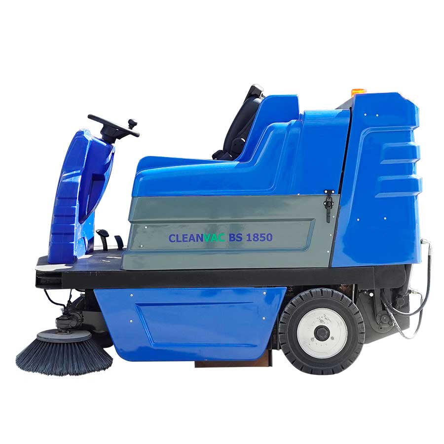 Cleanvac BS 1850 – vista lateral Cleanvac BS 1850 barredora industrial - vista lateral