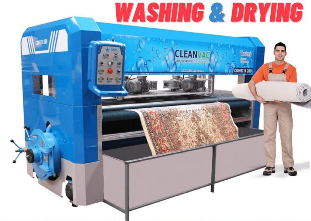 Cleanvac Combi 320B máquina combinada de lavado y secado de alfombras - vista principal