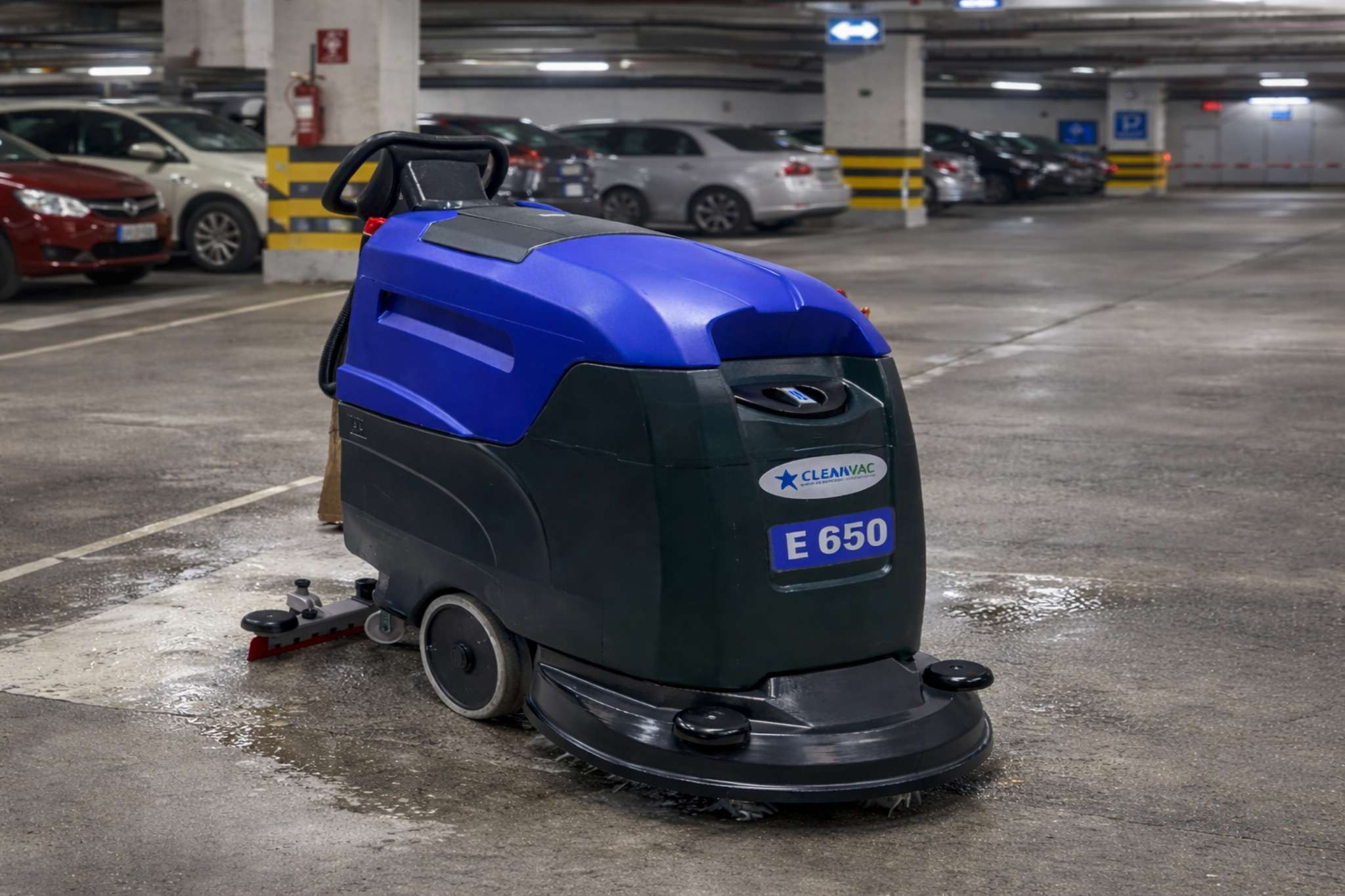 Cleanvac E650 fregadora eléctrica de suelos - vista principal
