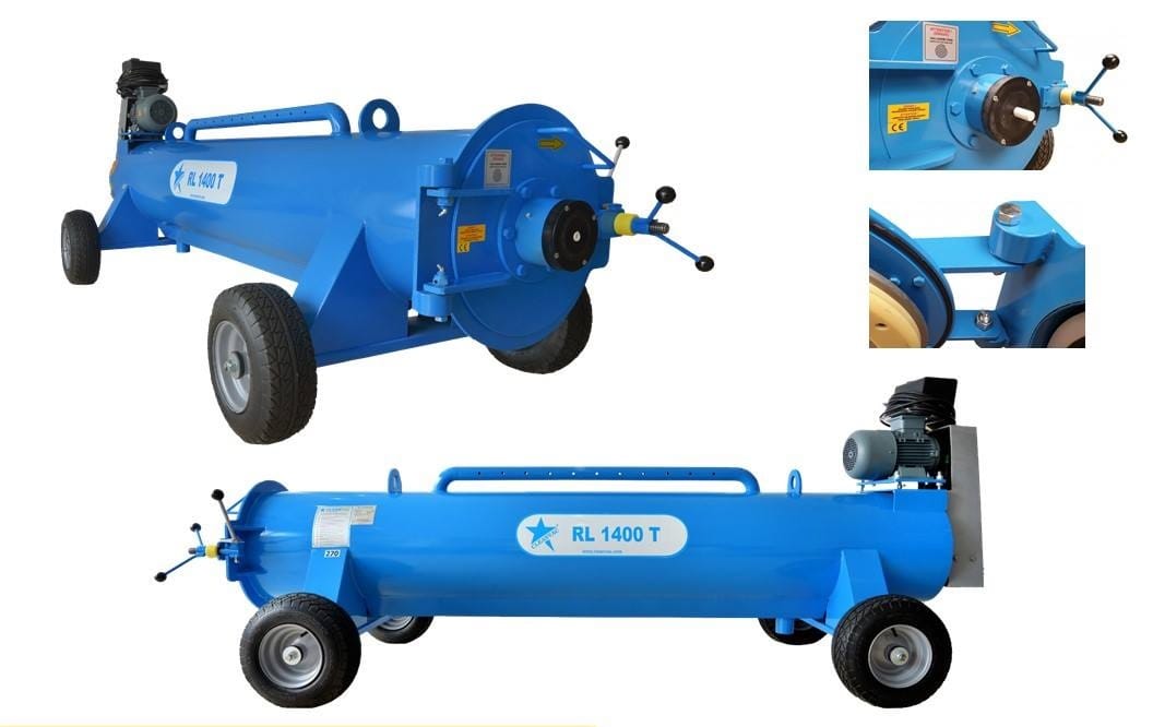 Cleanvac RL1400T 270 centrifugadora de alfombras con ruedas - vista principal