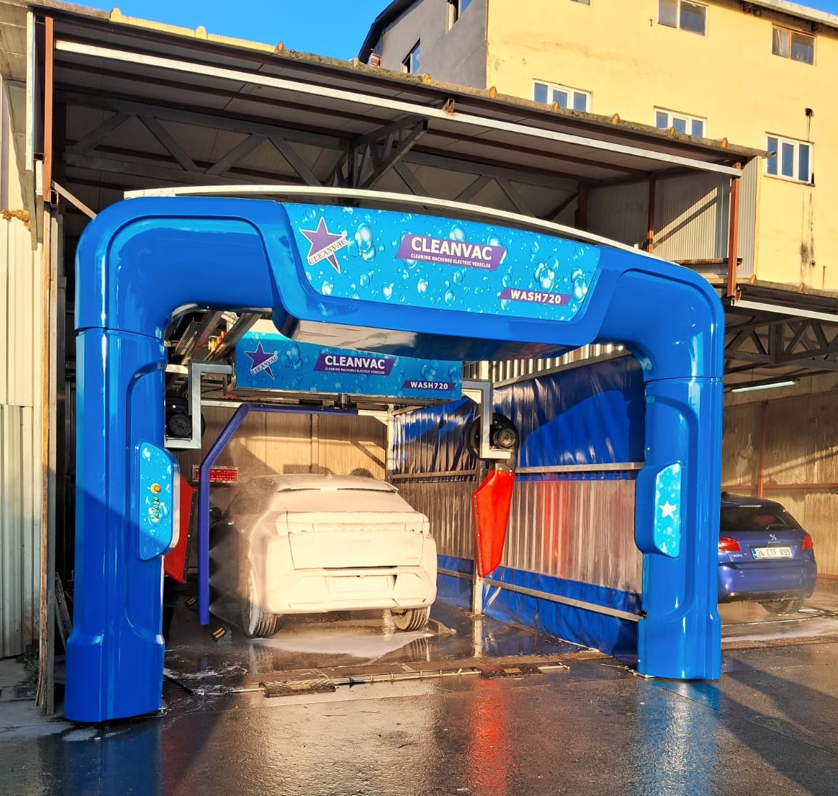 Cleanvac WASH720 sistema automático de lavado de vehículos sin cepillos - vista principal