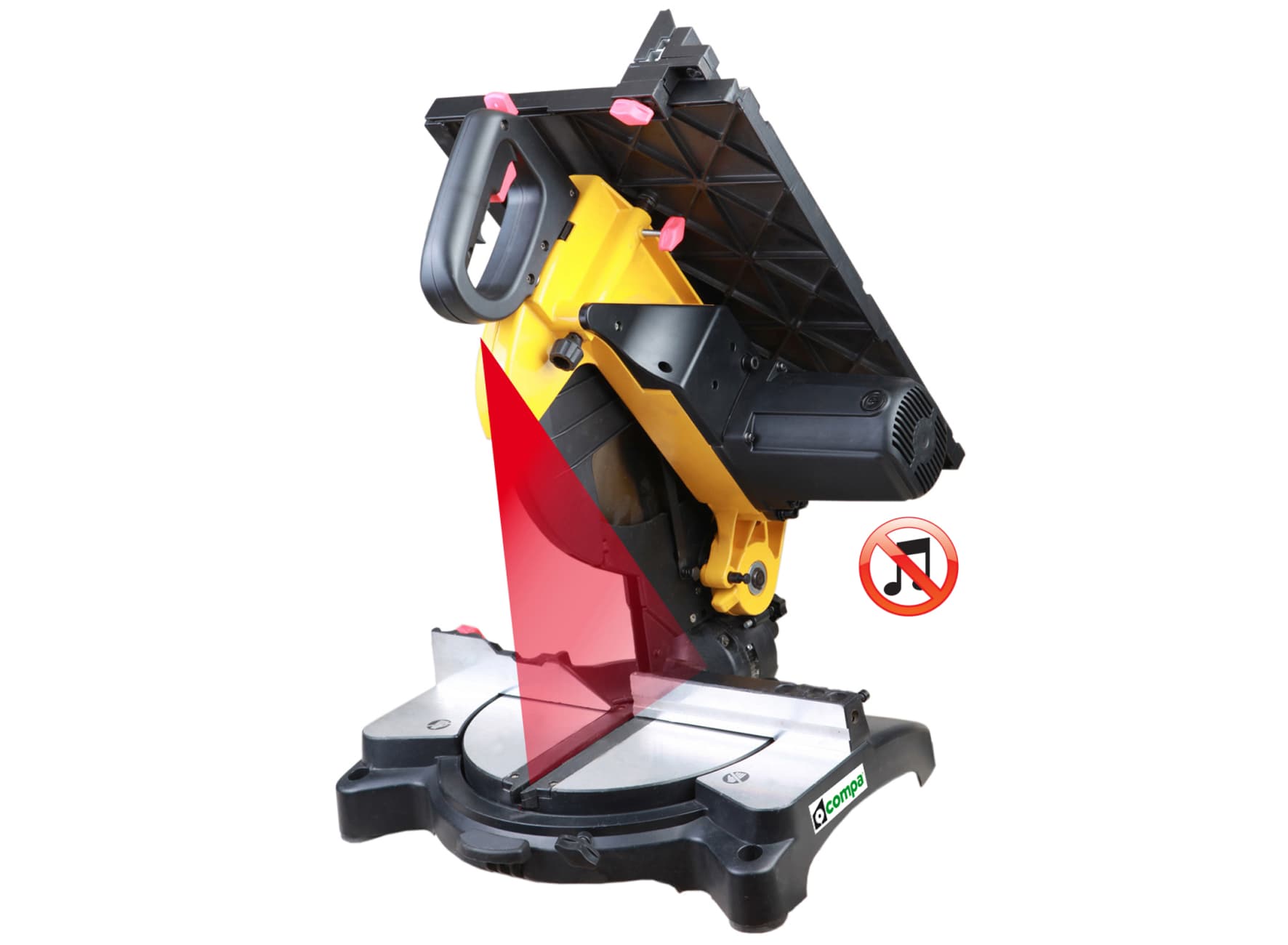 Ingletadora profesional COMPA ORANGE 305 ECO con disco de 305 mm