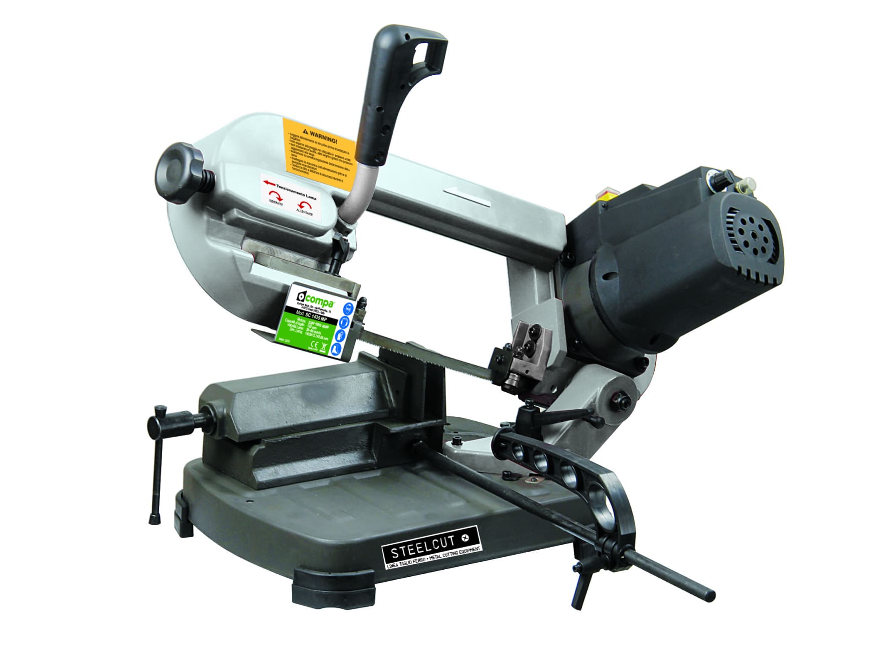 Sierra de cinta para metal COMPA SC 1435 MP de 125 x 125 mm