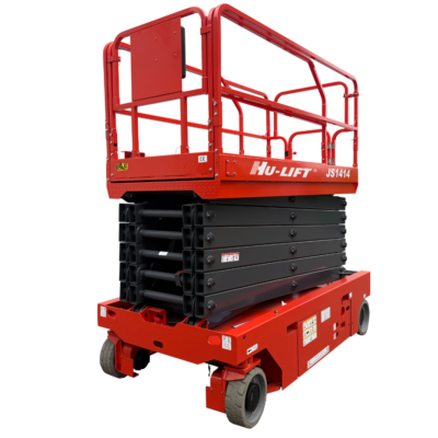 Plataforma elevadora eléctrica HU-LIFT JS14 de 320 kg y hasta 13.800 mm