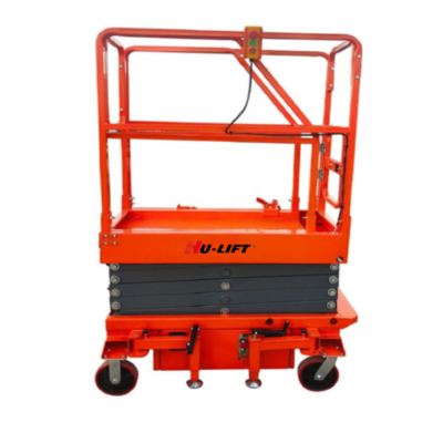 Plataforma elevadora tijera semieléctrica HU-LIFT SJY de 300 kg