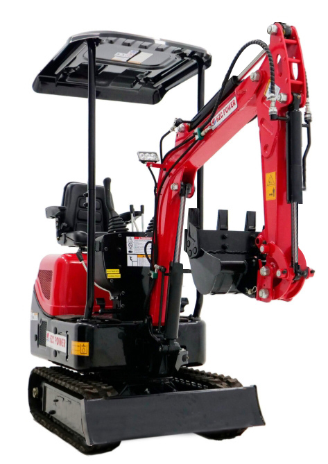 HZC Power DKB941 - vista frontal HZC Power DKB941 - vista frontal con cuchara y hoja niveladora