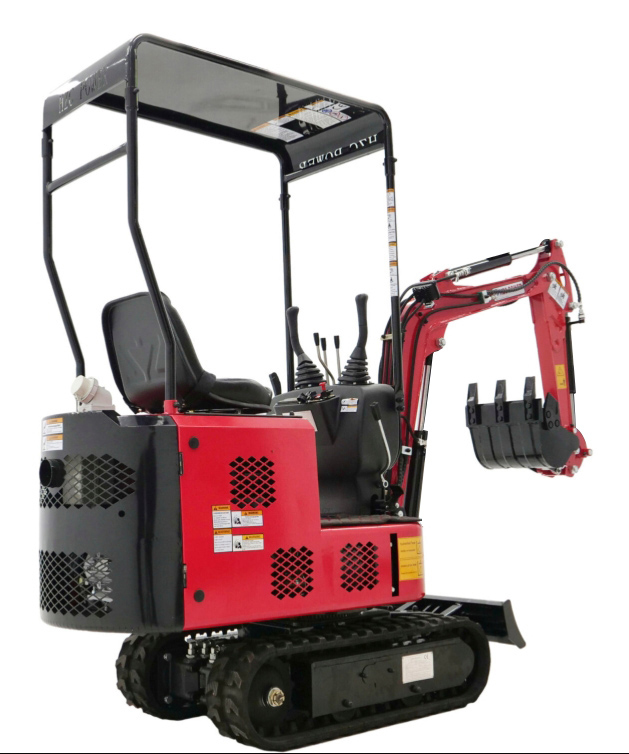 HZC Power EBKB810K - vista trasera lateral Miniexcavadora HZC Power EBKB810K - vista trasera lateral