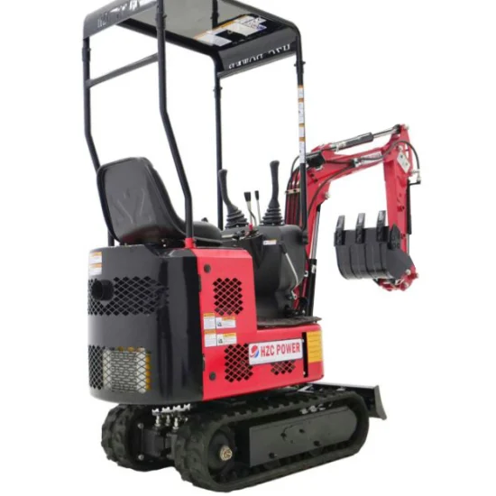 HZC Power SDKB790 - vista trasera Miniexcavadora HZC Power SDKB790 - vista trasera del motor y tren de orugas