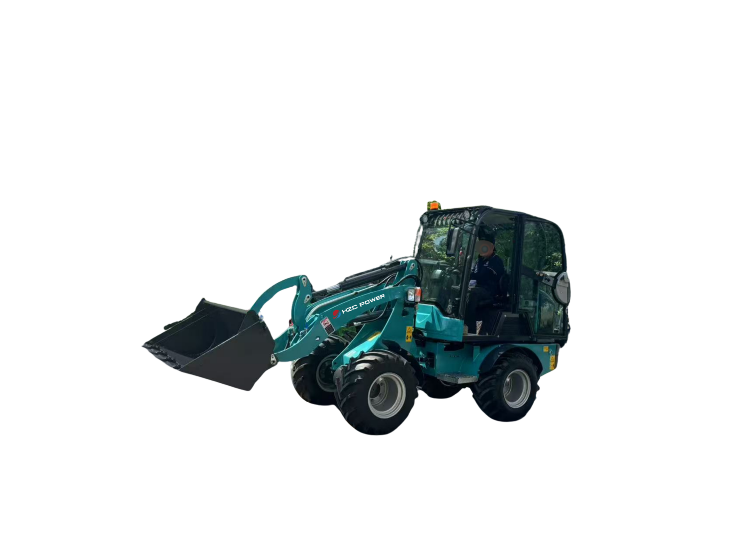 HZC Power WL1200 - vista frontal HZC Power WL1200 - vista frontal de la cargadora Kubota