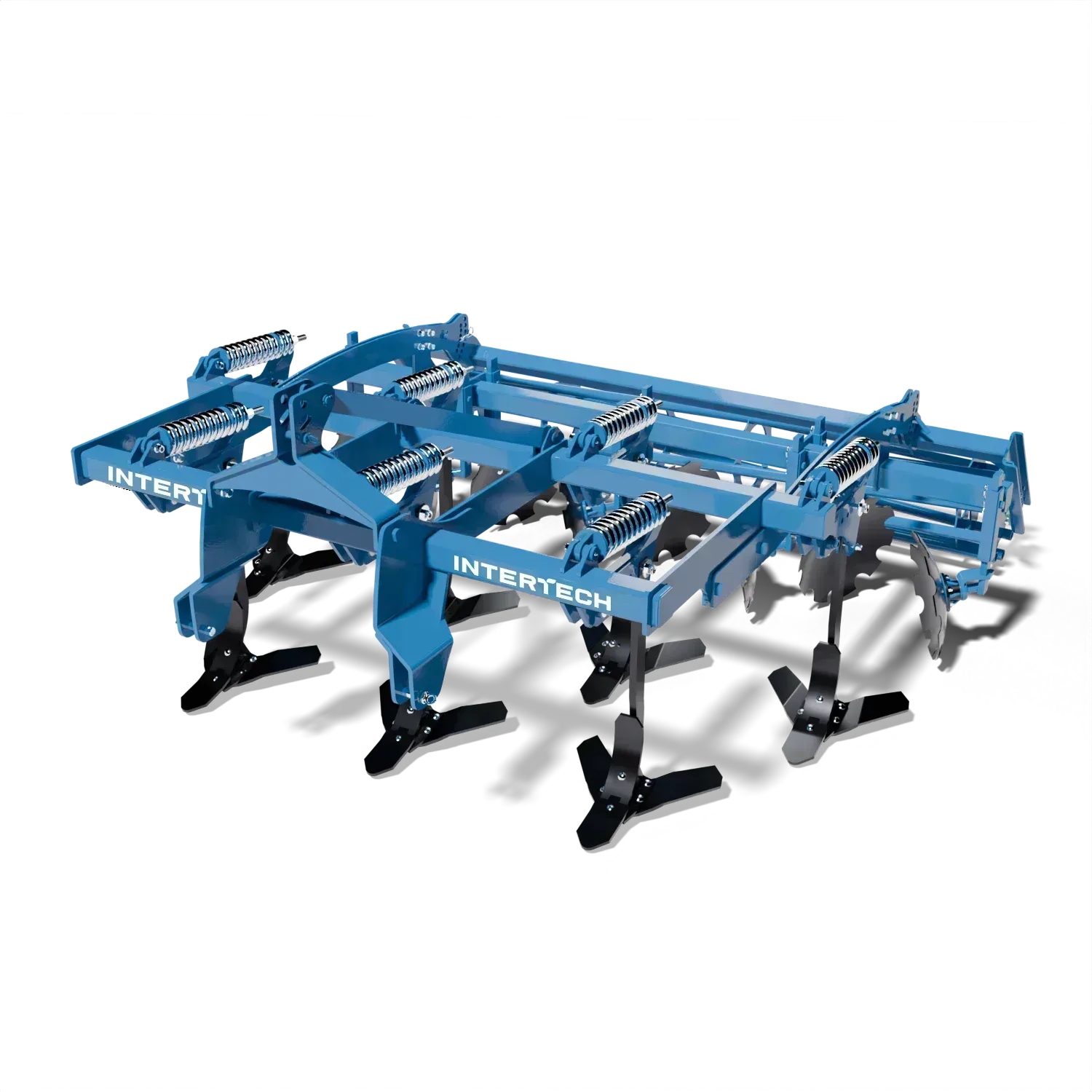 Cultivador de rastrojo INTERTECH BASP con protección de muelle NON STOP