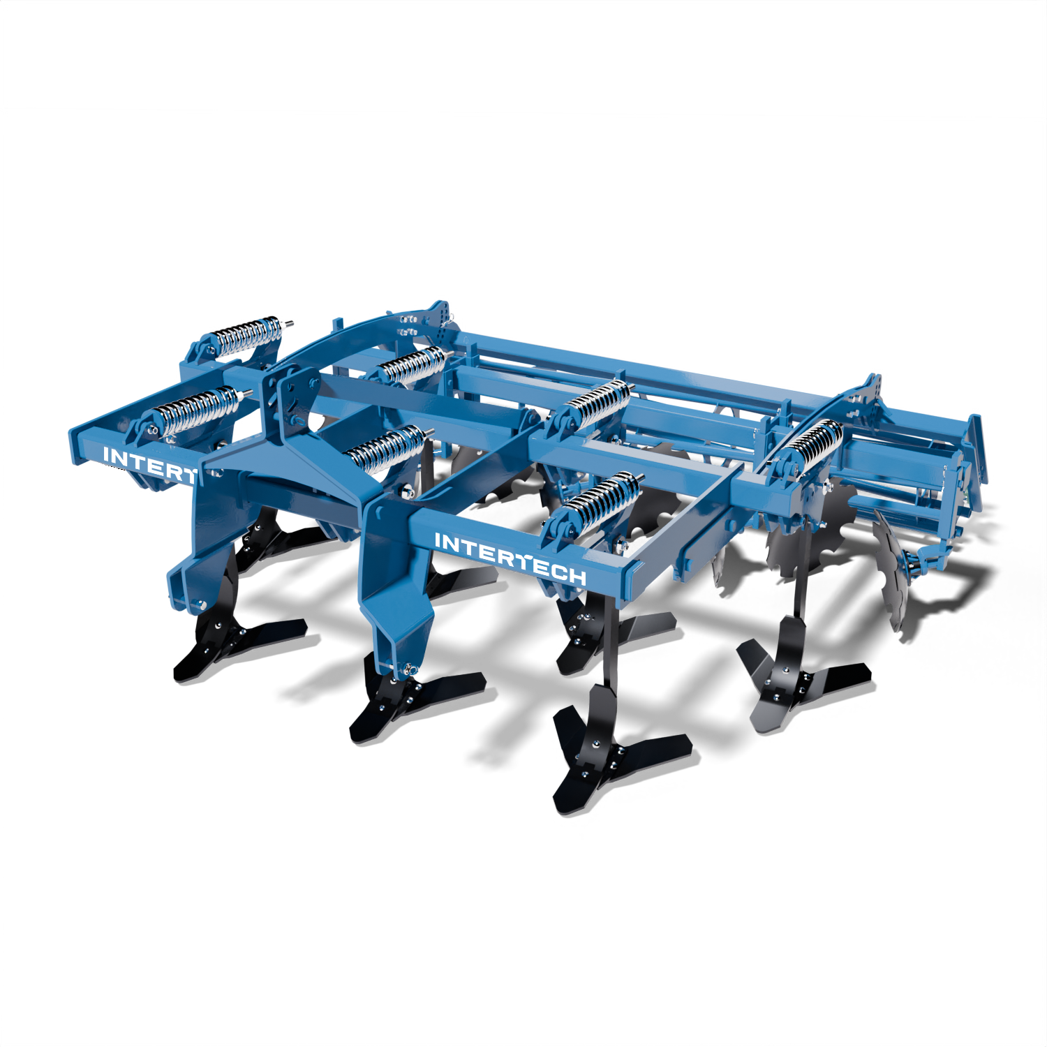 Cultivador de rastrojo INTERTECH BASP con protección de muelle NON STOP