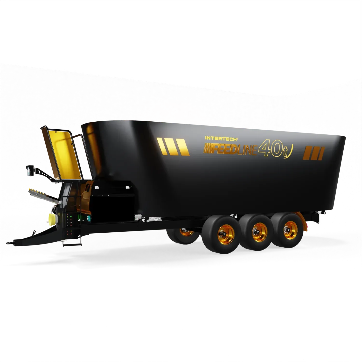 Carro mezclador TMR INTERTECH FEED Line serie T de tres sinfines