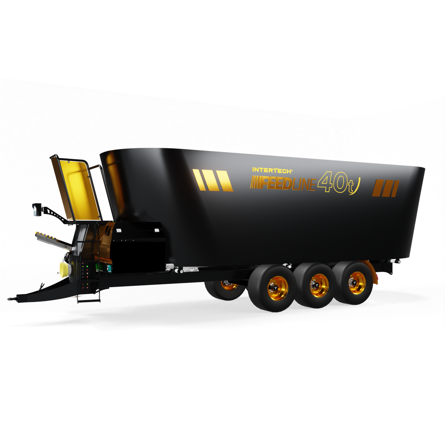 Carro mezclador TMR INTERTECH FEED Line serie T de tres sinfines