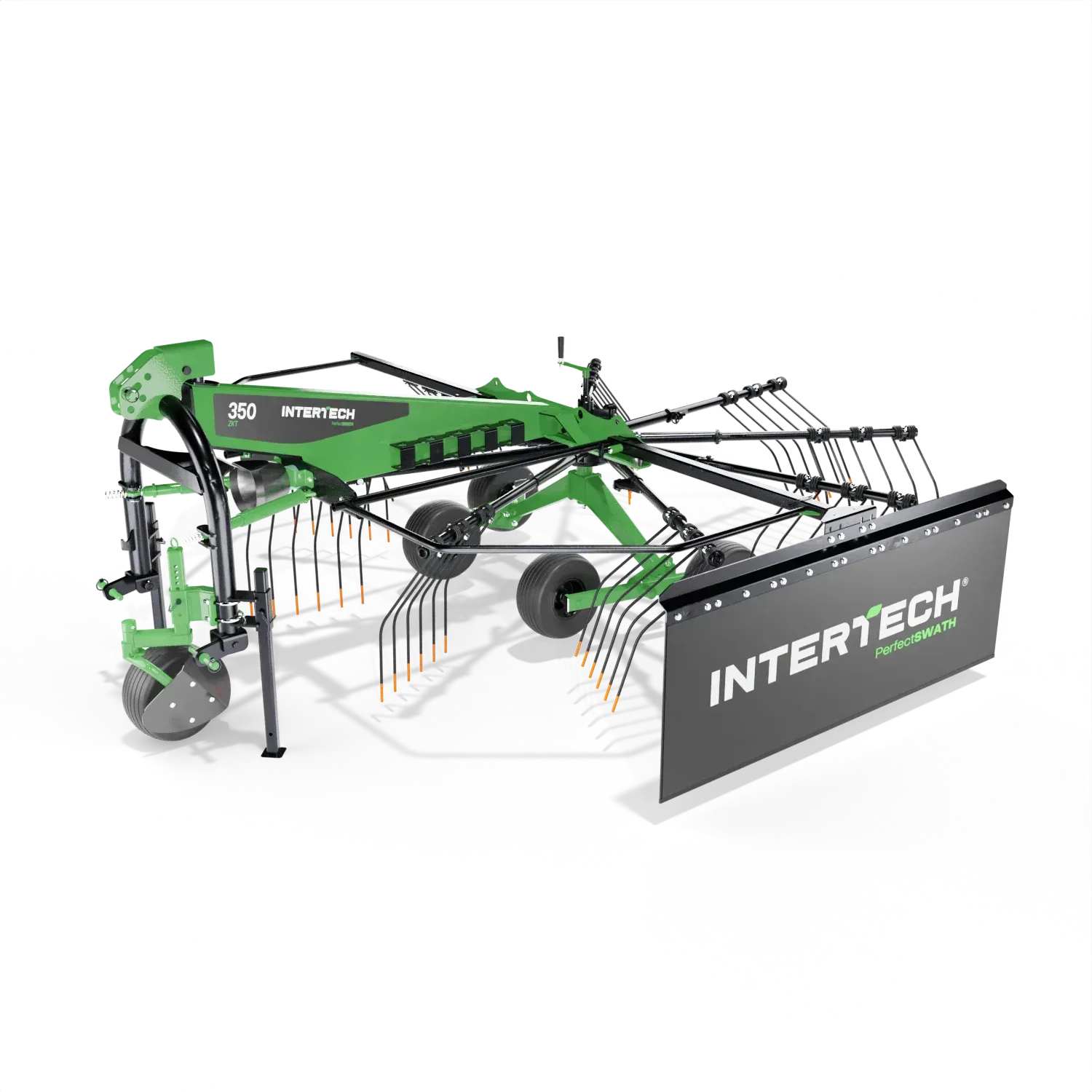Hilerador rotativo de un rotor INTERTECH ZKT-350 GZJ01 de 3,5 m