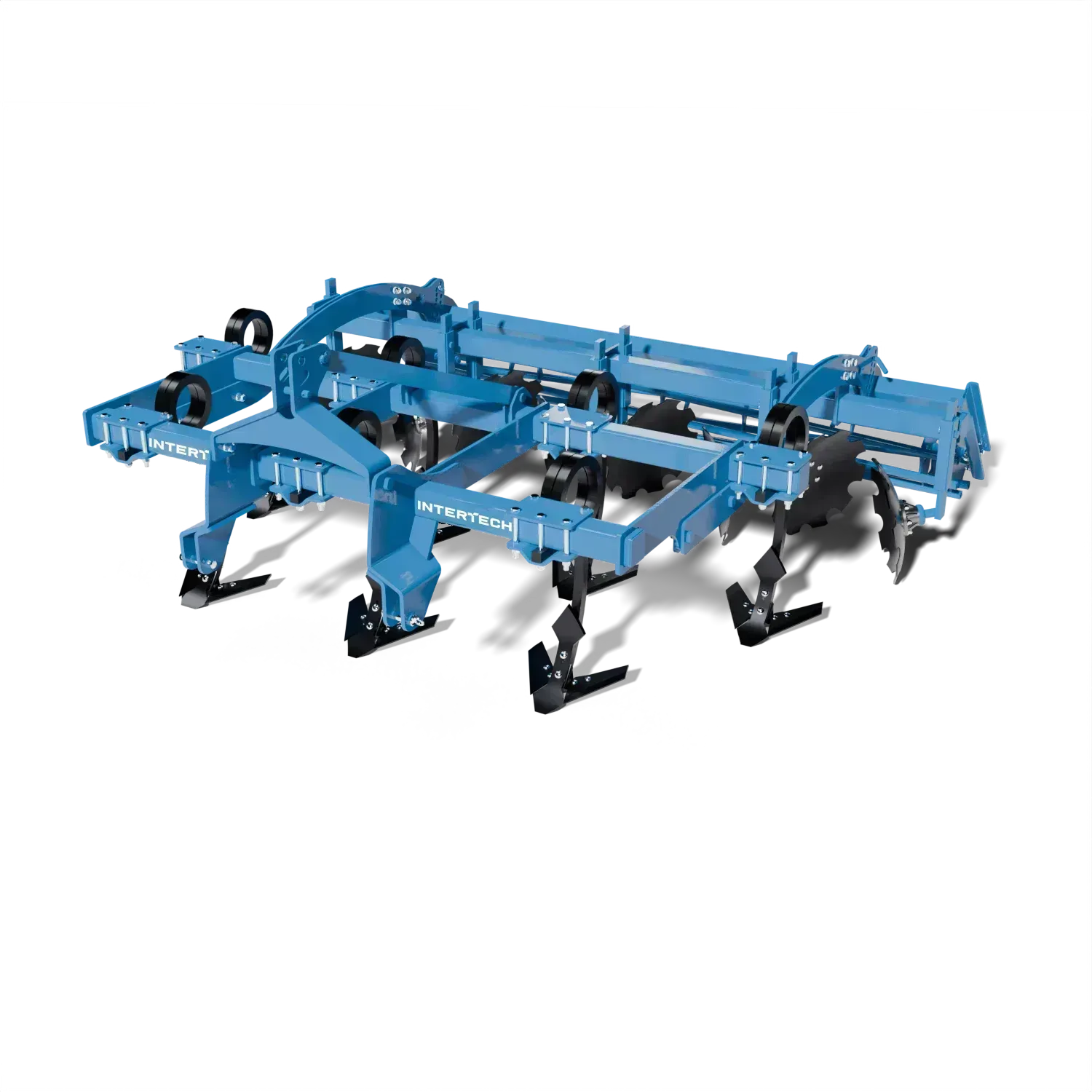 Cultivador de rastrojo helicoidal INTERTECH gama BAS para tractor