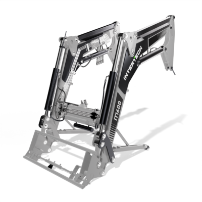 Cargador frontal INTERTECH IT 1600/S para tractor, 1.600 kg y 3.650 mm de elevación
