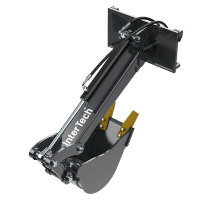 Brazo excavador AV INTERTECH modelos SI04 y SI05 para minicargadoras