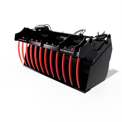 Cazo pinza INTERTECH SLK16 de 2,4 m y 1,78 m³ para manipulador telescópico