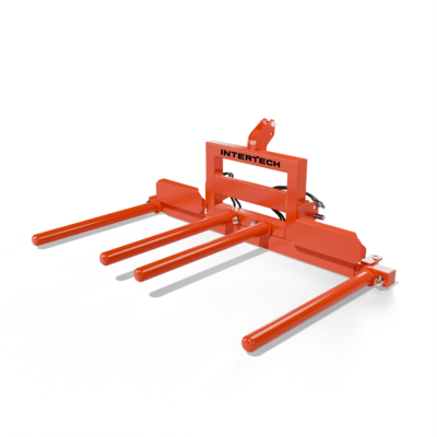 Elevador hidráulico doble de pacas INTERTECH SPB02 de 2400 mm y 1400 kg
