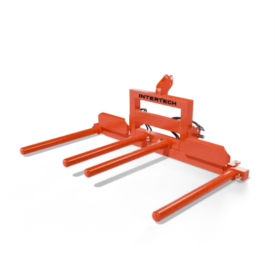 Elevador hidráulico doble de pacas INTERTECH SPB02 de 2400 mm y 1400 kg