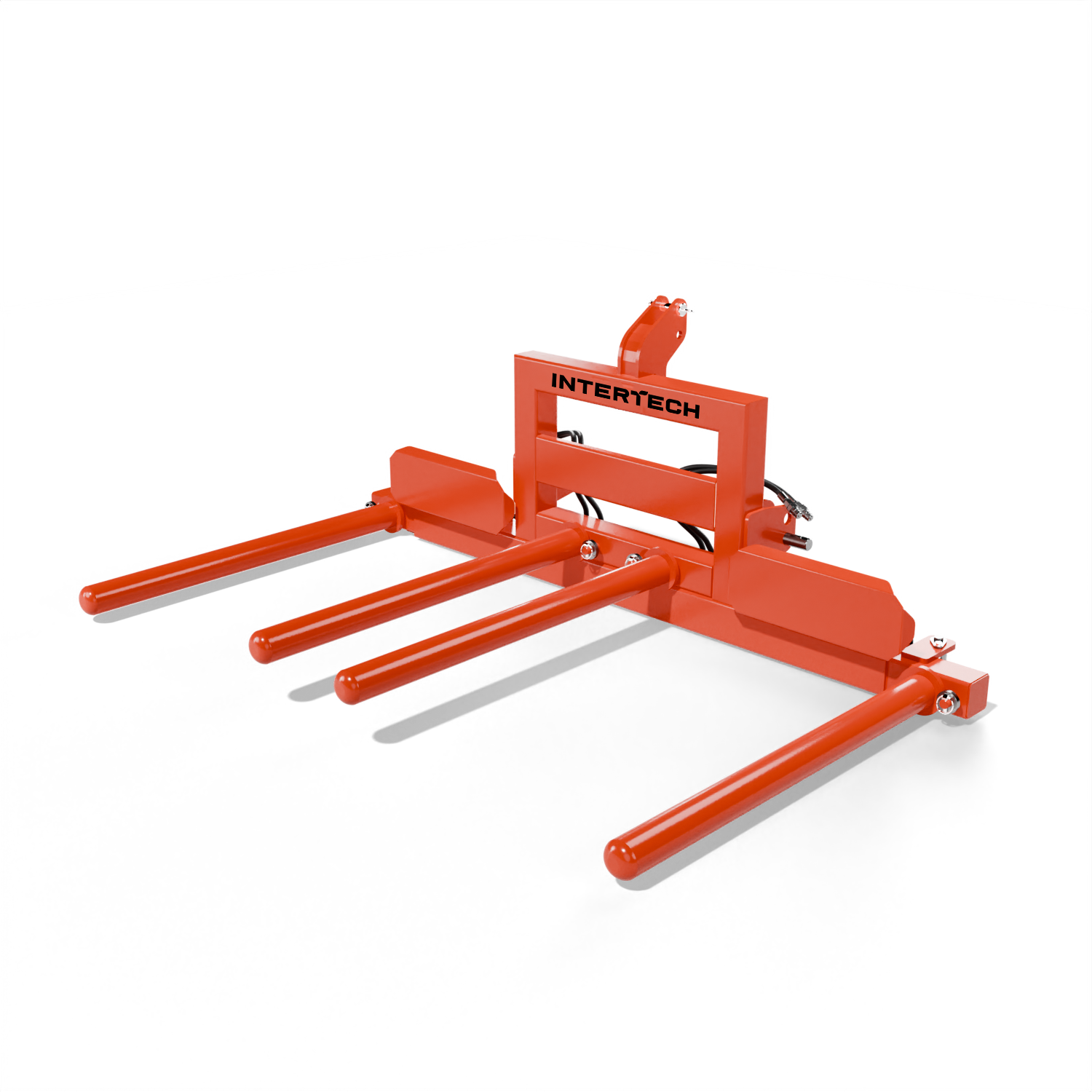 Elevador hidráulico doble de pacas INTERTECH SPB02 de 2400 mm y 1400 kg
