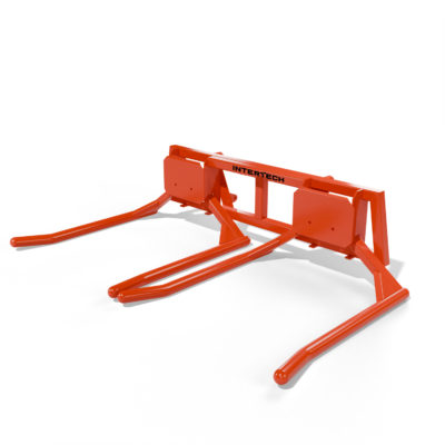 Elevador mecánico doble de pacas INTERTECH SPB04 de 2100 mm y 1400 kg