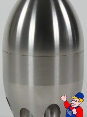 Tobera KEG Torpedo 00100033 de 1 1/2 pulgadas para tuberías DN 150–400