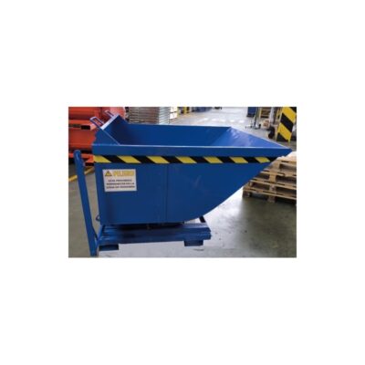 Tolva autobasculante Novodinámica 12020 de 550 L para uñas de 45 mm