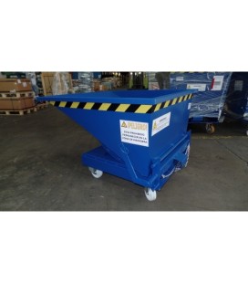 Tolva autobasculante Novodinámica 12025 de 260 litros con ruedas de nylon