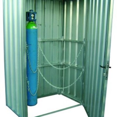 Caseta galvanizada Novodinámica 14031 para 14 botellas de gas