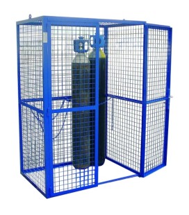 Caseta de malla Novodinámica 3094 para 8 botellas de soldadura