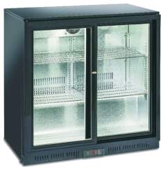 Armario expositor refrigerado negro La Bari SGN-220-HS
