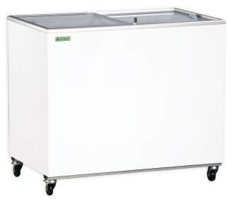 Conservadora profesional La Bari serie UDD-SC con tapas de cristal