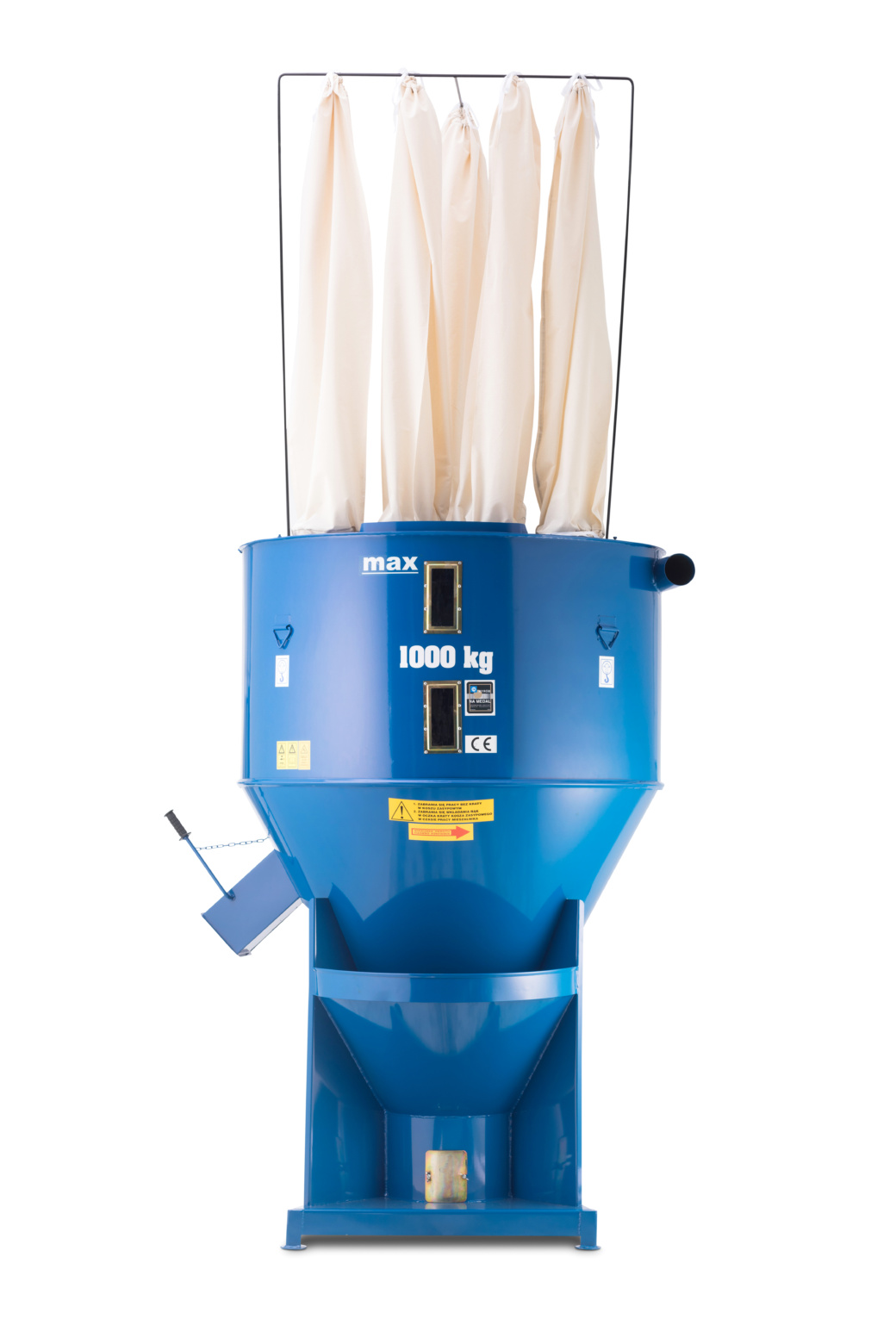 Mezclador vertical de pienso DOZAMECH H-033, vista frontal