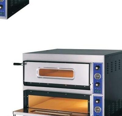 Horno pizza eléctrico E-START-44 de dos cámaras para 8 pizzas