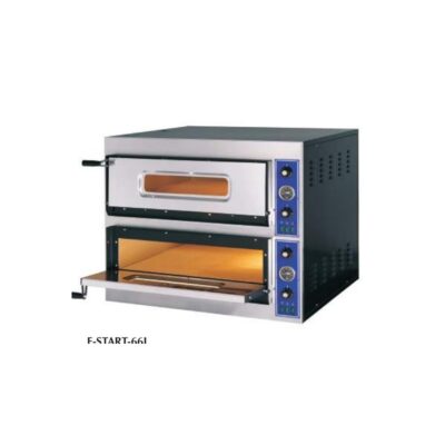 Horno pizza eléctrico E-START-66L para 12 pizzas de 33 cm