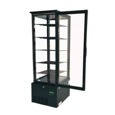 Expositor vertical refrigerado La Bari SGDSC-278B negro