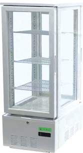 Expositor vertical refrigerado La Bari SGDSC-278W blanco
