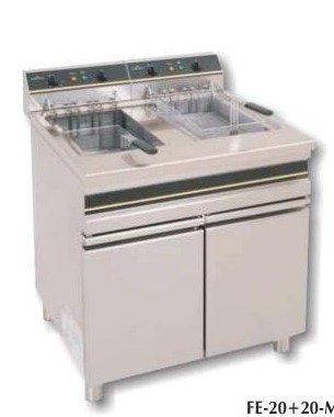Freidora eléctrica doble MAGNUS FE-15+15-M 13+13 L