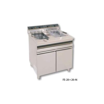 Freidora eléctrica doble MAGNUS FE-20+20-M 20+20 L 24 kW
