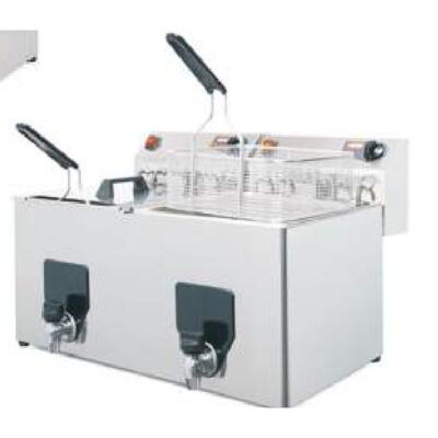 Freidora eléctrica doble Fiamma FF-15+15-TR-NV 13+13 L trifásica